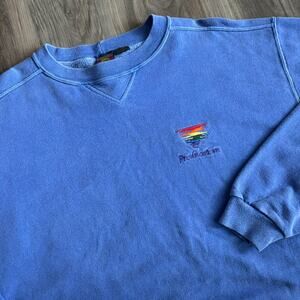 Vintage Provincetown Gay Pride Sweatshirt Men's Size M LGBTQ Massachusetts Blue